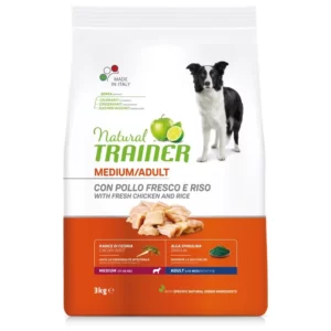 TRAINER CHIEN MEDIUM ADULT 3KG POULET