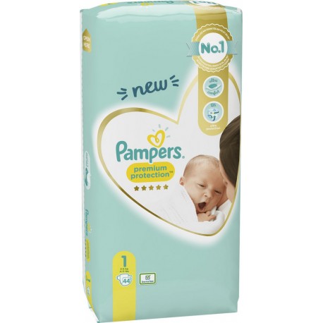 Pampers premium protection taille 1 – 44 couches