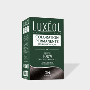 luxeol coloration permanente 3n chatain foncé