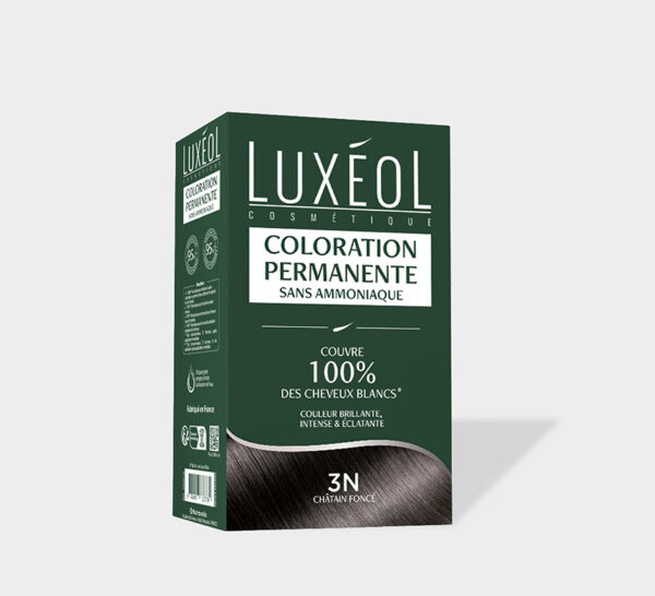 luxeol coloration permanente 3n chatain foncé | G-LaSanté