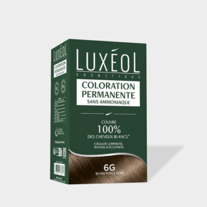 Luxéol coloration permanente chatain clair doré | G-LaSanté