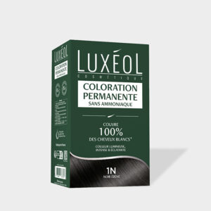 luxeol coloration permanente 1N noir sans amoniaque ebene