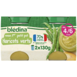 petitspotsharicotsvertsbledina2x130gdes46mois | glasanté  | G-LaSanté