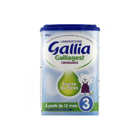 Galliagest croissance lait infantile à partir de 1 an – 900 g